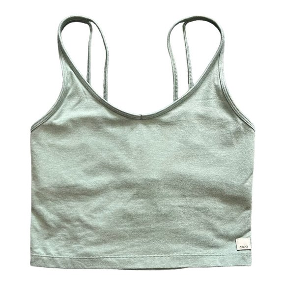 Vuori Tops - VUORI WOMENS SPORTS BRA TANK TOP BUILT IN BRA LIGHT GREEN SUPER SOFT.-Sold